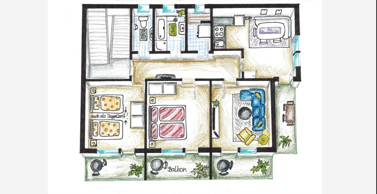 Angerpartments-Sonnige Grosse Wohnung Mit Balkon Und Kostenlosen Parkplatz Döbriach Kültér fotó